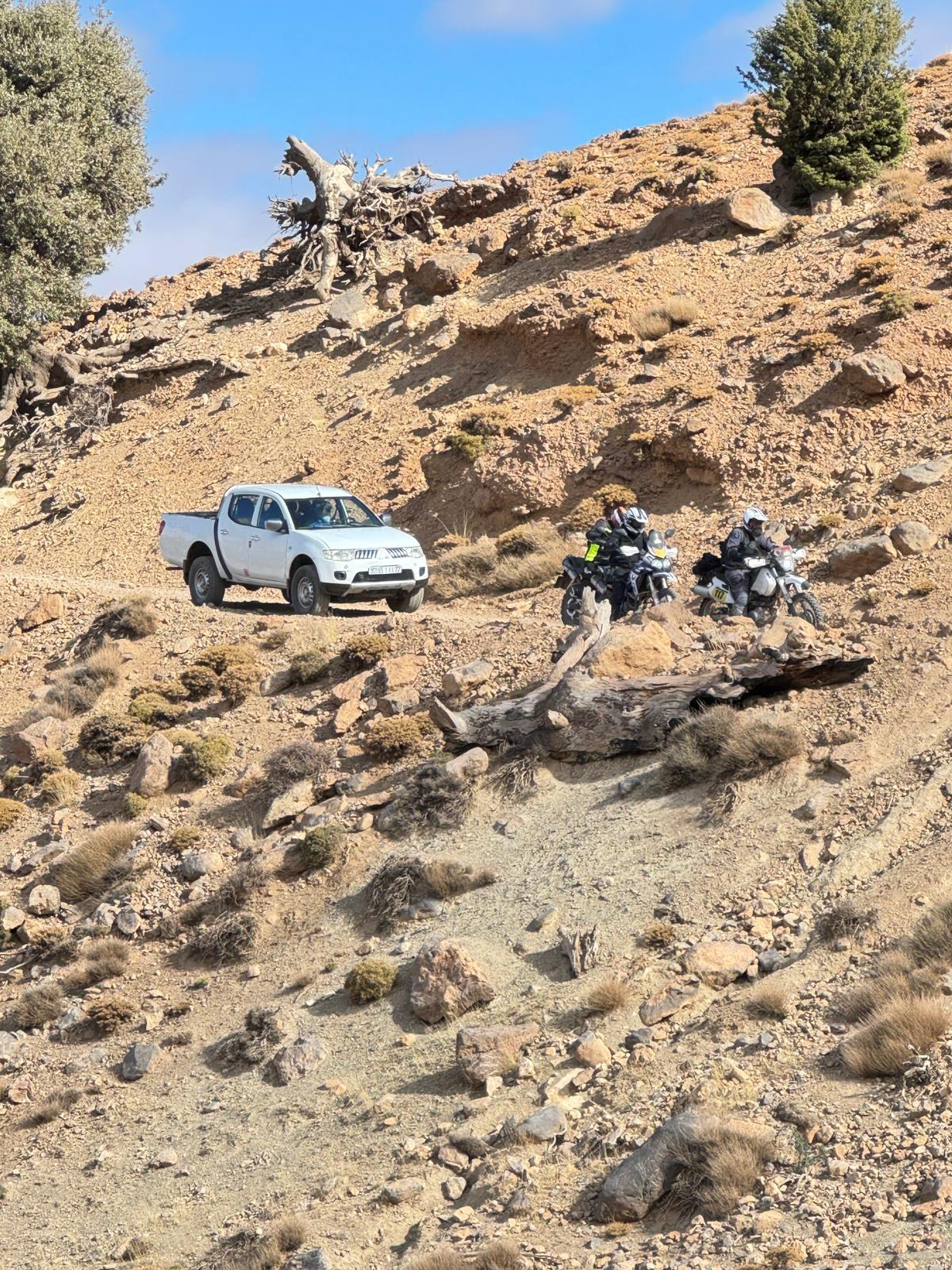 Marruecos en moto Trail