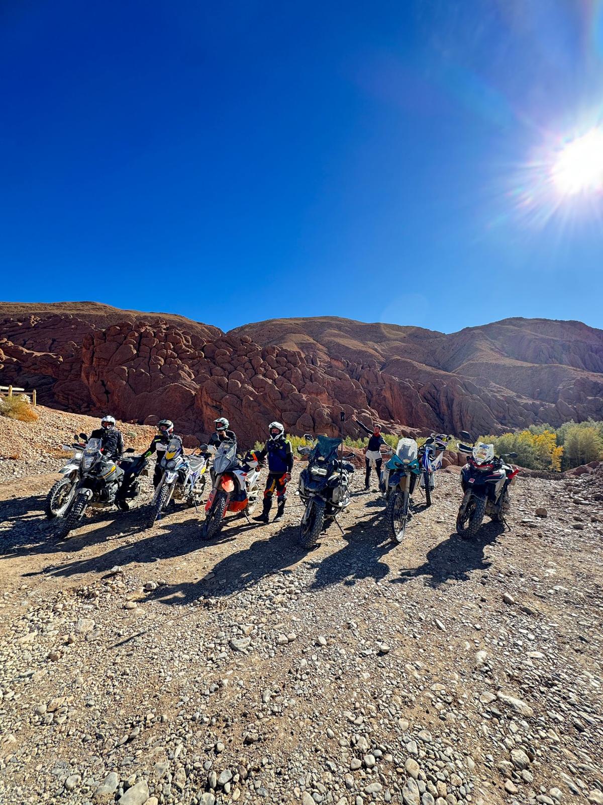 Marruecos en moto Trail